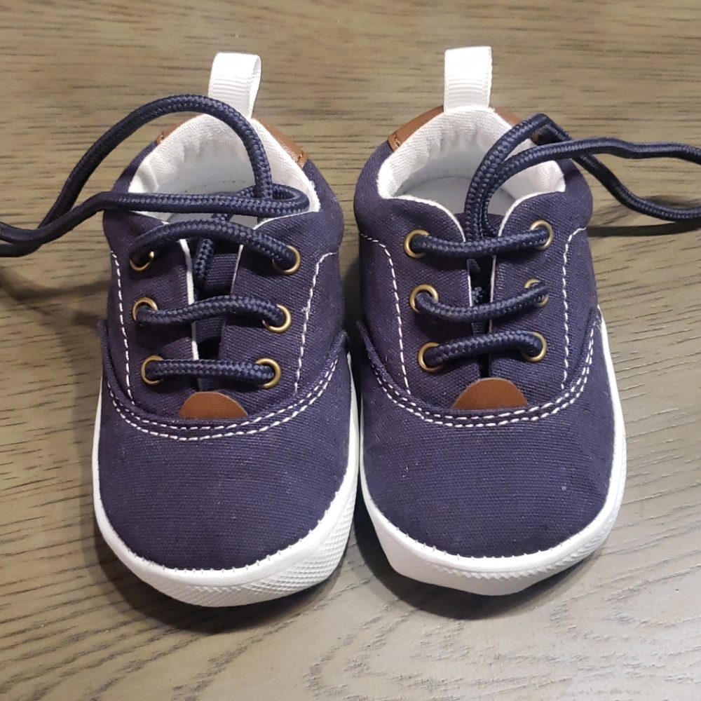 Navy Blue infant sneakers